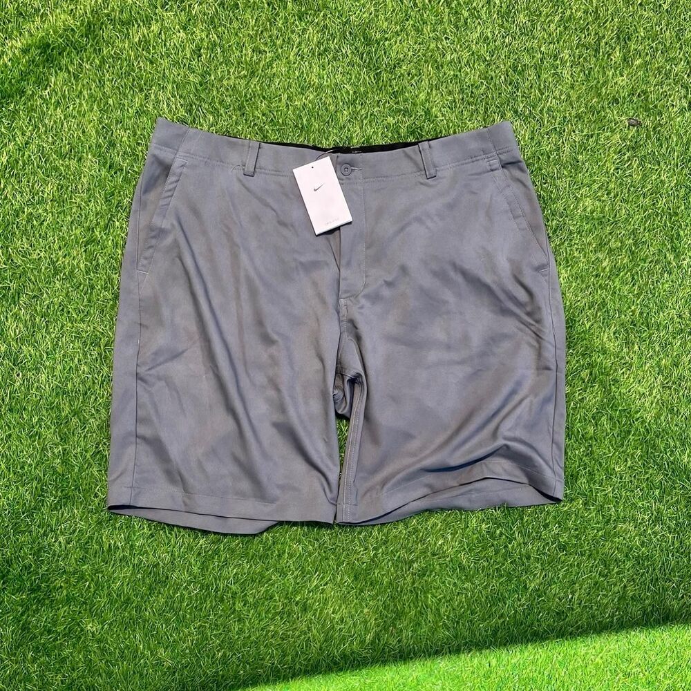 Nike Men's Grey and Blue Shorts